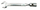 Комбиниран клуч Vorel 52770, 17mm, јаглероден челик, сребрен