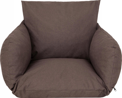 Jastëk për karrige varëse cocoon, me mbushje të rehatsme, material i butë, gri