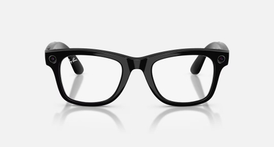 Syze t’zgjuara Ray-Ban Meta Wayfarer Gen 2, lente Transitions Clear to Graphite Green, Shiny Black