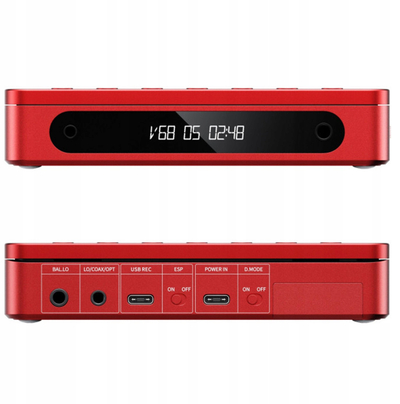 CD player portabël FiiO DM13 BT, Bluetooth, aptX HD, i kuq