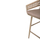Stol bar CAMDEN HM6142.04, alumin, 56x60x108 cm, cappuccino