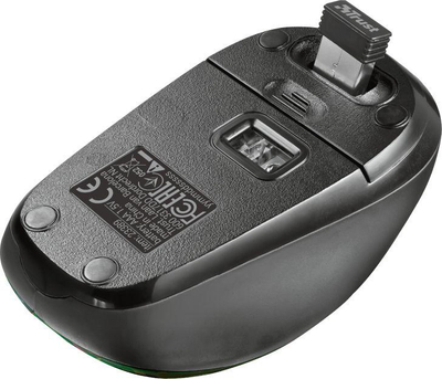 Maus Trust YVI, wireless, USB, i zi dhe i gjelbërt