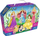 Puzzle me princeshat Disney Trefl Glitter, 70 copa, për kalamaj