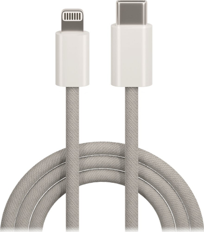 Kabllo kariku për TelForceOne Maxlife MXUC-06, USB-C në Lightning, 1m, 20W, e zezë