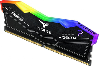 Memorie RAM Team T-Force Delta RGB 32GB, DDR5 5200MHz, për kompjuter fiks, e zezë