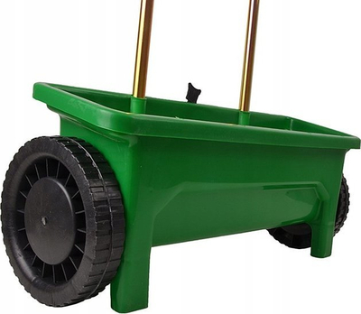 Shpërndarës farash për kopsht Powermax, 12L, gjerësi pune 54.5 cm, jeshil