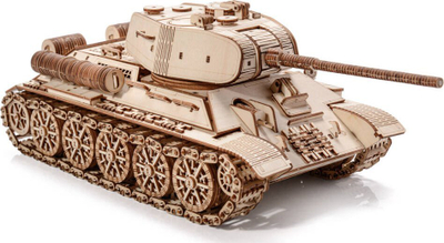 Puzzle 3D druri Little Story Tank T-34/85, model historik, edukativ