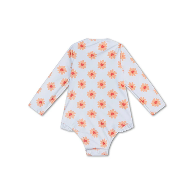 Swimsuit | Floral Love | shumëngjyrëshe për vajza me mëngë të gjata 98/104