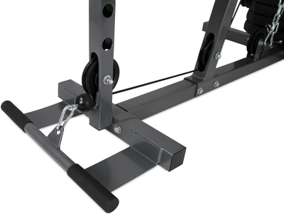 Pajisje stërvitje për në shpi Multigym Basic BMG 4202, një stacion, blloqe 66 kg, gri