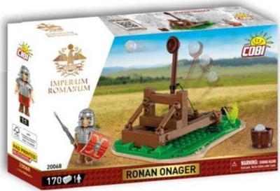 Set ndërtimi COBI Catapult 20068, me katapultë që punon, me figurë legjionari romak