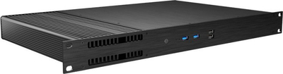 Kuti kompjuterike Akasa Galileo TU3 Plus, Thin Mini ITX, ftohje pasive, alumini, e zezë