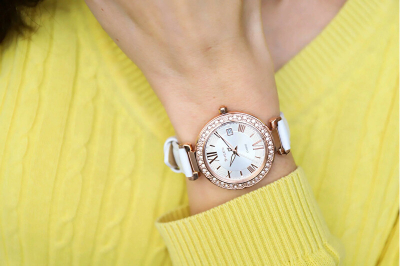 Orë për femra Casio Sheen Gorgeous One, e bardhë