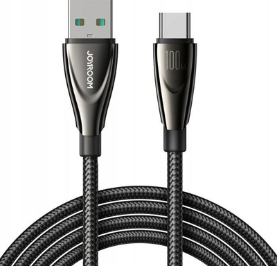 Kabllo karikimi Joyroom Pioneer SA31 AC6, USB A në USB C, 100W, 1.2 m, e zezë