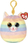 Приврзок играчка Heather Cat Squish Clip, антистрес, мек материјал, повеќебојна