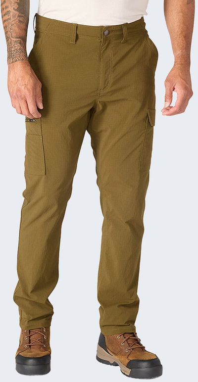 Pantallona cargo Carhartt Force Tapered Ripstop, W34 L30, olive