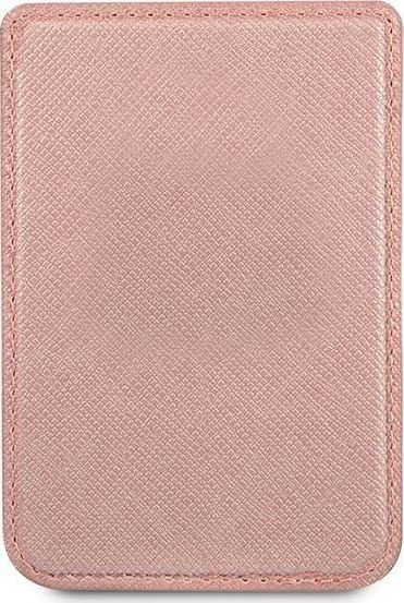 Kuletë kartash për celular Guess Saffiano GUWMSSASLPI, rozë 