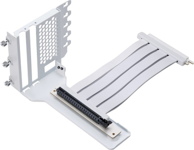 Mbajtëse vertikale GPU Phanteks White II, kabllo riser PCI-E 4.0 x16 220mm, e bardhë
