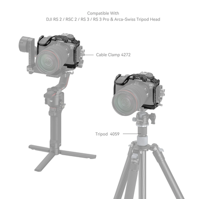 Mbajtës SmallRig "Black Mamba" për Canon EOS R6 Mark II