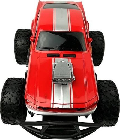 Makina me telekomandë Lean Sport R/C High Wheels, off road, shkallë 1:20, e kuqe