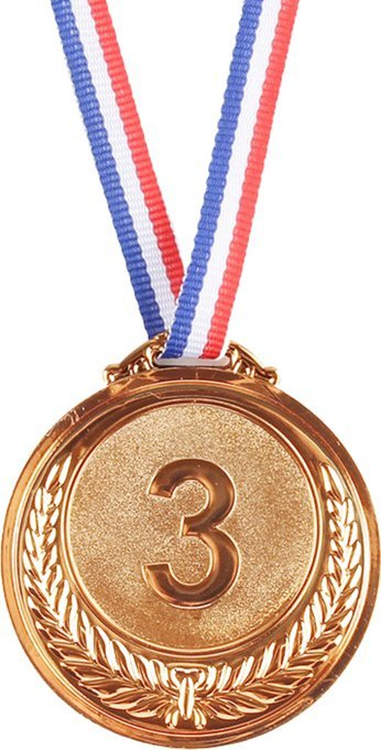 Medalje bronzi “First Place Award Trophy”, 6.5 cm, aliazh zinku, ngjyrë bronzi