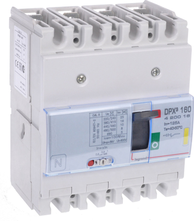 Ndërprerës fuqie Legrand DPX3 160, 125A, 4P 16kA