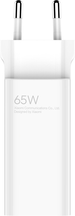Karikues Xiaomi GaN, USB-A, USB-C, 65W, i bardhë