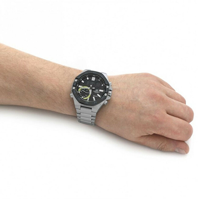 Orë për meshkuj Casio Edifice Momentum Schedule hCA3799, e argjendtë