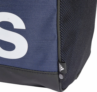 Çantë sportive Adidas Linear Duffel S HR5353, me shirit shpine, ngjyrë blu navy