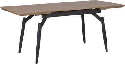 Tavolinë ngrënieje zgjeruese Beliani BARBOSA, 140 180 cm, 80 cm, dru i errët