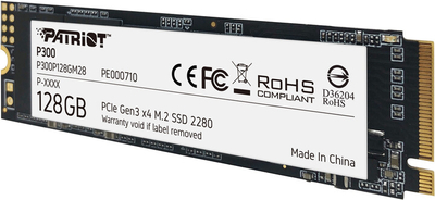Disk SSD Patriot P300, M.2, 128GB