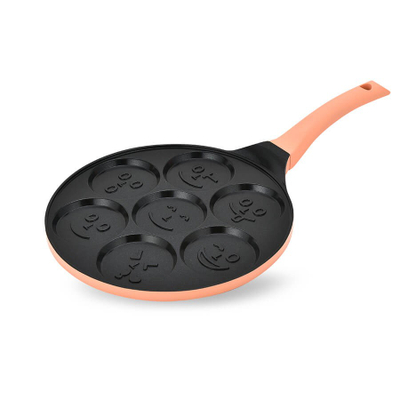 Tigan krepash Maestro MR-1222-B Smile, 26cm, jo ngjitës, portokalli e zezë