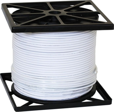 Kabllo koaksial Spacetronik RG6 Doka, 75 Ohm, 250 m, e bardhë