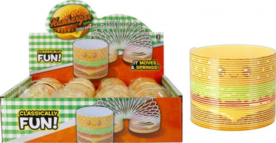 Lodër pranvere MEGA CREATIVE Burger, 8 cm, shumëngjyrëshe