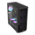 Kuti kompjuteri Darkflash DF2100, 4 ventilatorë ARGB, panel xhami, e zezë