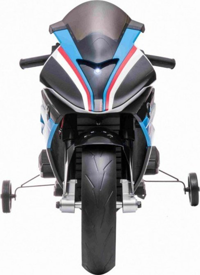 Motocikletë elektrike për kalamaj BMW HP4, 12V, rrota EVA, blu