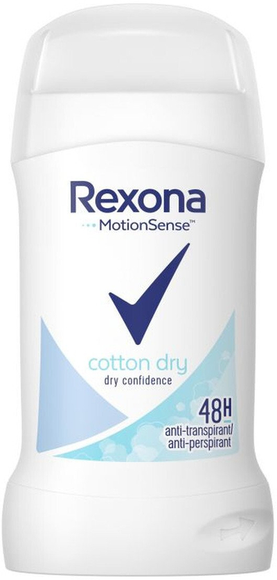 Deodorant stick Rexona Cotton Dry, antiperspirant, 48h, 50ml