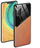 Këllëf Mocco për Samsung Galaxy A42 5G, mbrapa, efekt lëkure, portokalli
