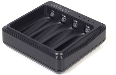 Karikues baterish Energenie USB Battery Charger, për AA dhe AAA, 4 slote, i zi
