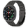 Rrip ore i mençme Tech-Protect Stainless Steel për Samsung Galaxy Watch 8 e 8 Classic, çelik inox, me hallka metalike, i zi