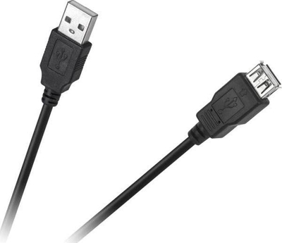 USB продолжувачки кабел Cabletech Eco-Line, 1.5 m, USB A машки во USB A женски, црн