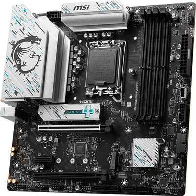 Pllakë amë MSI B760M Gaming Plus Wifi, DDR5, Wi Fi 6E, e zezë