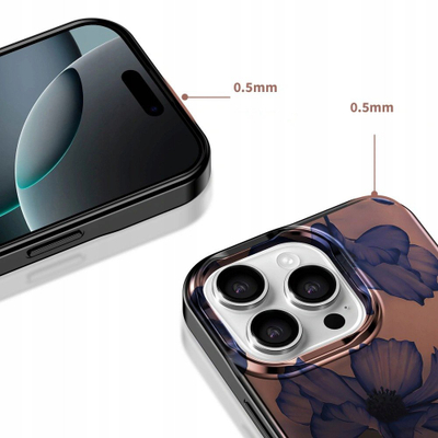 Mbështjellës telefoni Tech-Protect Lamano MagSafe, për iPhone 16 Pro, PC, Velvet Night