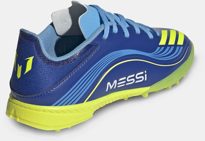 Këpucë futbolli Adidas F50 Messi League Jr TF JR4426, për kalamaj, për terren sintetik, shumëngjyrëshe
