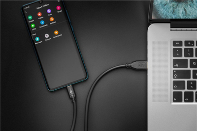 Kabllo USB Goobay 72216, USB A në USB C, 2 m, i zi