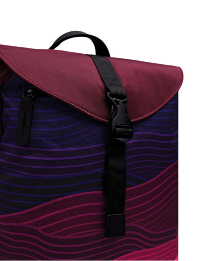 Çantë shpine për femra Vuch Corbin Design Wine, shumëngjyrëshe