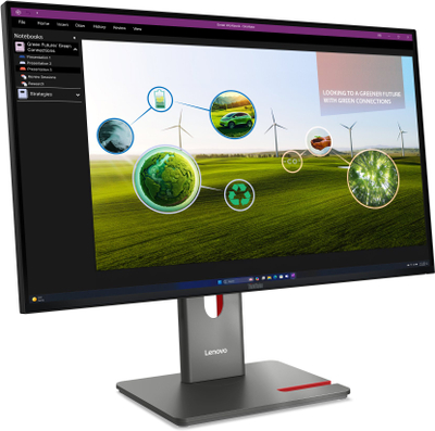 Monitor Lenovo ThinkVision P27q-40, 27", QHD, i zi
