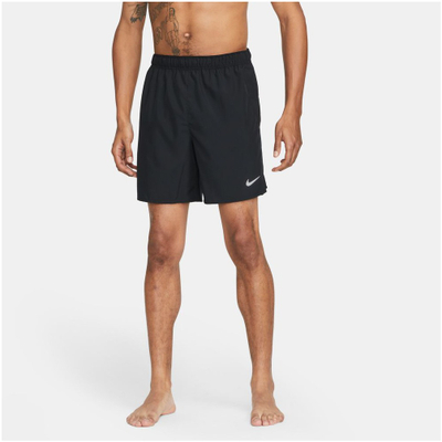 Shorce Nike Dri Fit Challenger për burra, material Dri Fit, me xhepa, i zi