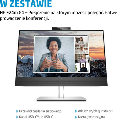 Monitor HP E24m G4, 23.8\", Full HD, i zi
