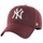 Капа бејзбол 47 Brand New York Yankees MVP, со велкро, бордо