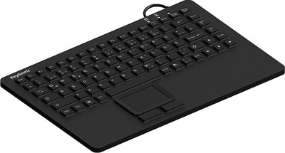 Tastierë Keysonic KSK-5230, USB, IPX7, touchpad i integruar, e zezë